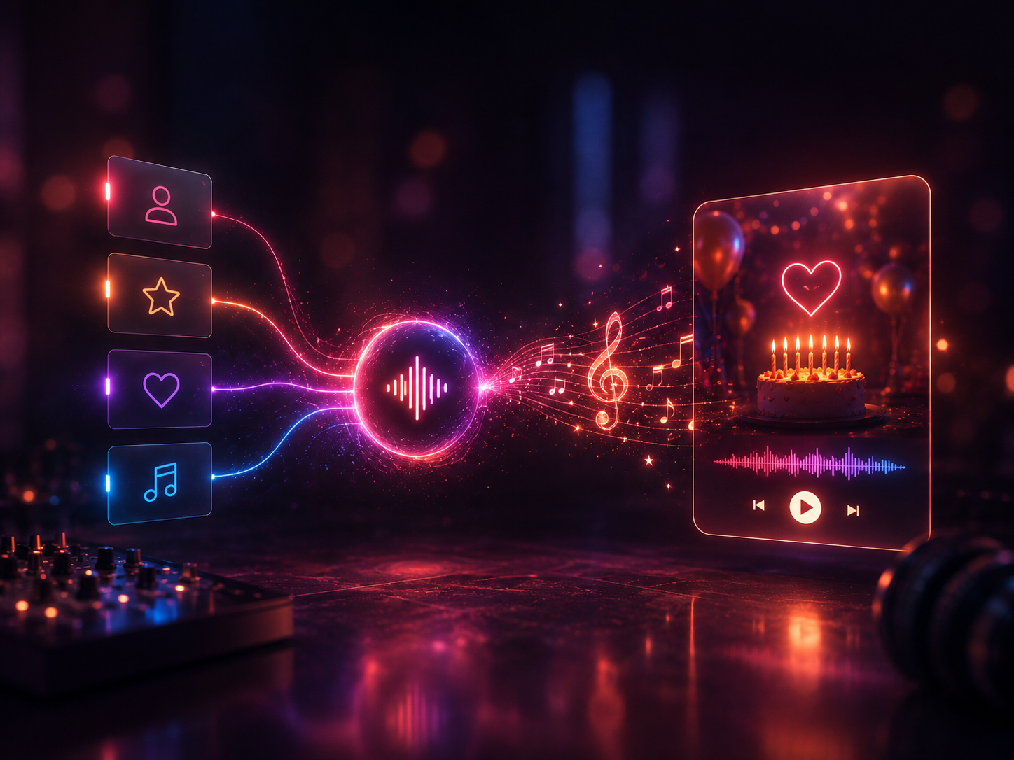 create birthday music
