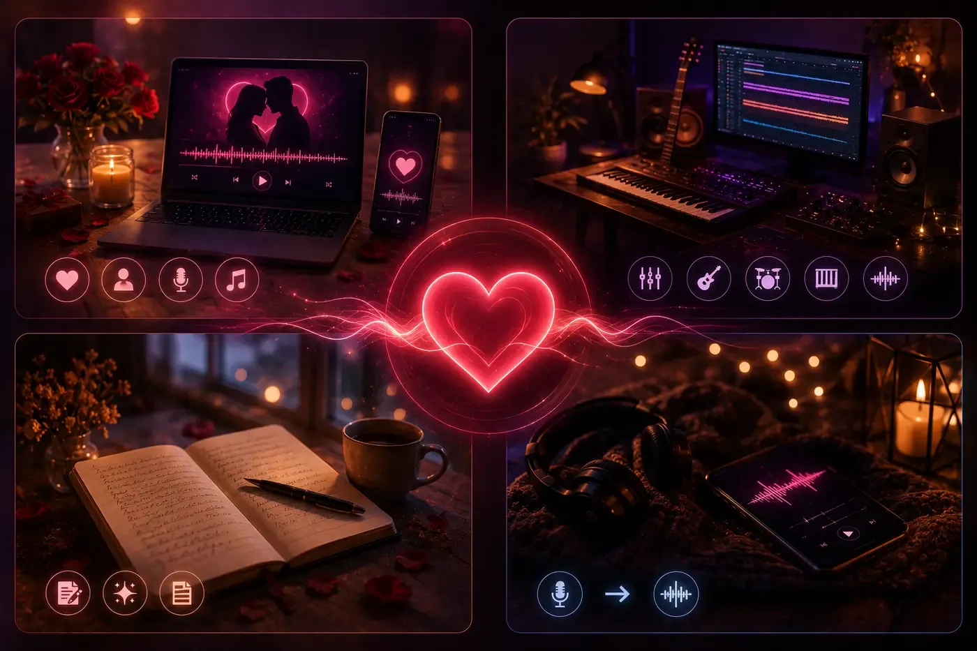 Hvor Valentine-sangværktøjet sidder i SunoPrompt