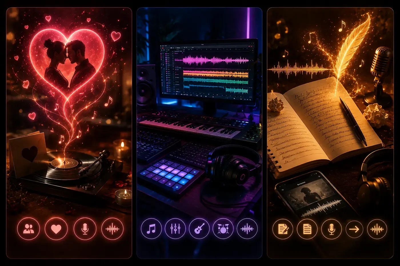 SunoPrompt toolkit overview showing AI music generator, lyrics generator, and vocal remover